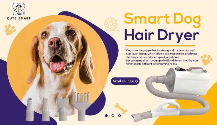 Introducing the Revolutionary Smart Dog Hair Dryer!