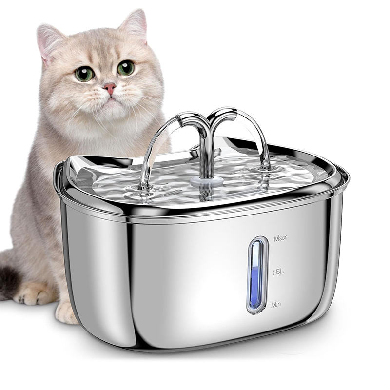 Advantages of 304 Stainless Steel Cat Water Fountain